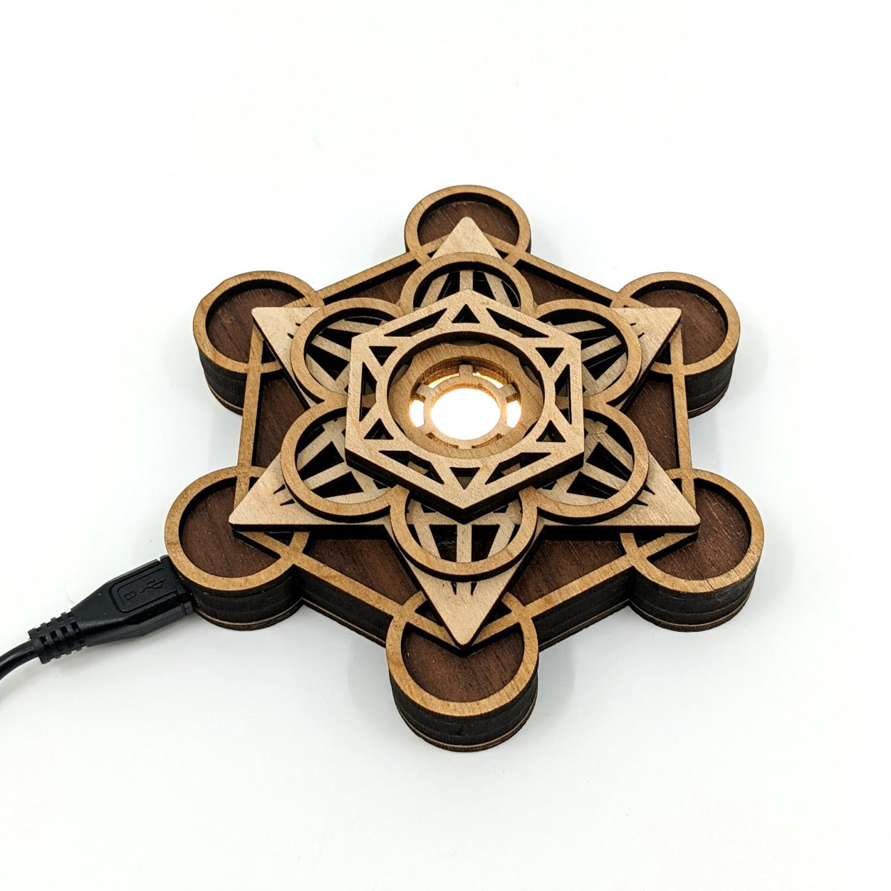 Laser Cut LED Sphere Stand Metatron 20% OFF SALE #SK7600 - 