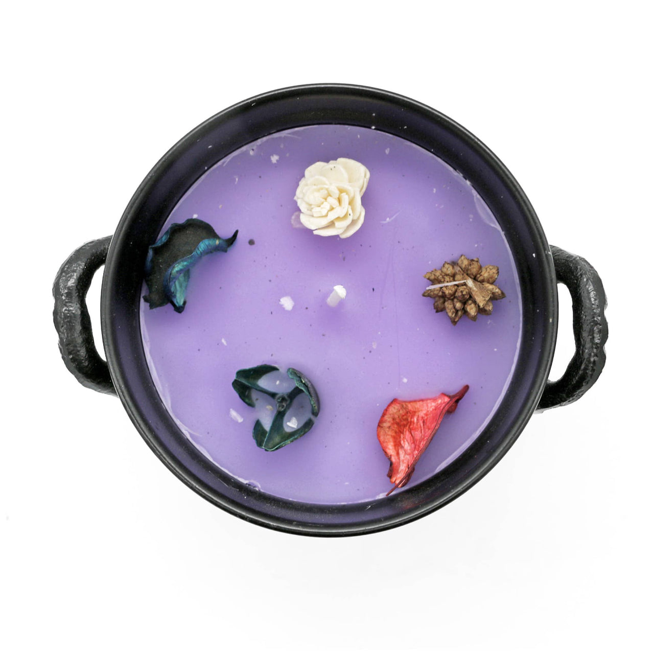 Lavender / Flower of Life Cauldron Candle (11.5 oz) #LV9772
