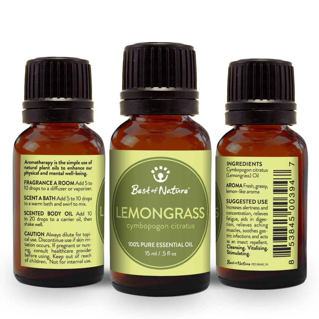 Lemongrass Essential Oil Single Note by Best of Nature #BN23