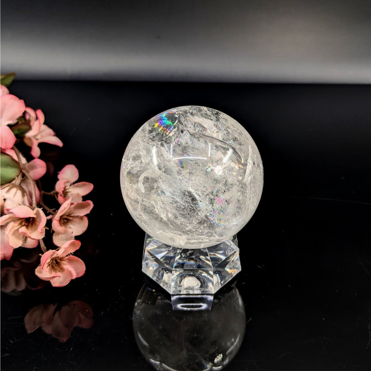 Lemurian Quartz 2.2’’ Sphere #LV6430 - $145