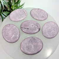 Lepidolite 1.7’’ Small Thumb Stone #LV9217 - $9.95