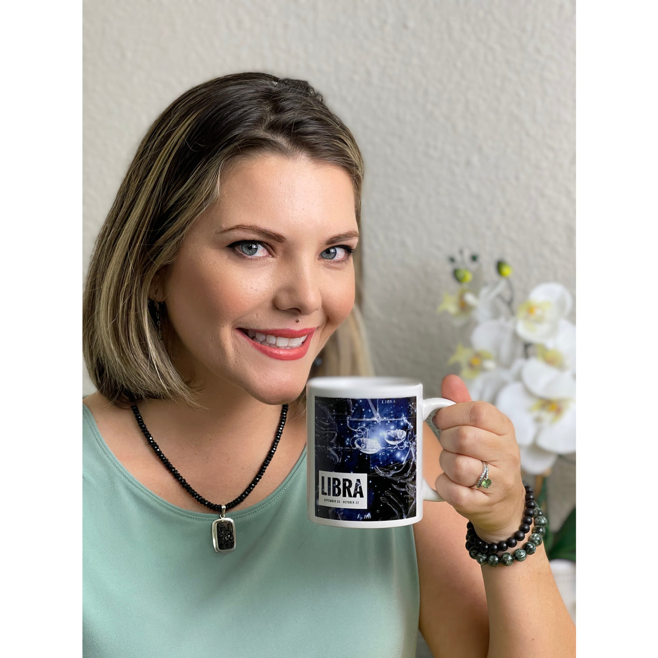 Libra Zodiac Mug Gift Boxed #C114 - $28