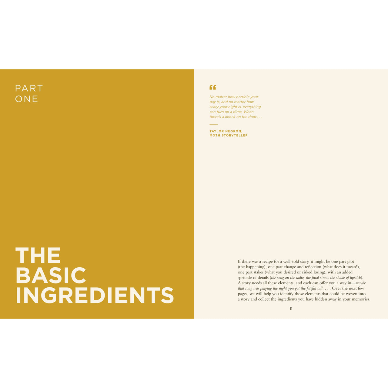 My life in stories book with minimalist ochre cover and bold white typography for jewelry and gemstone enthusiasts