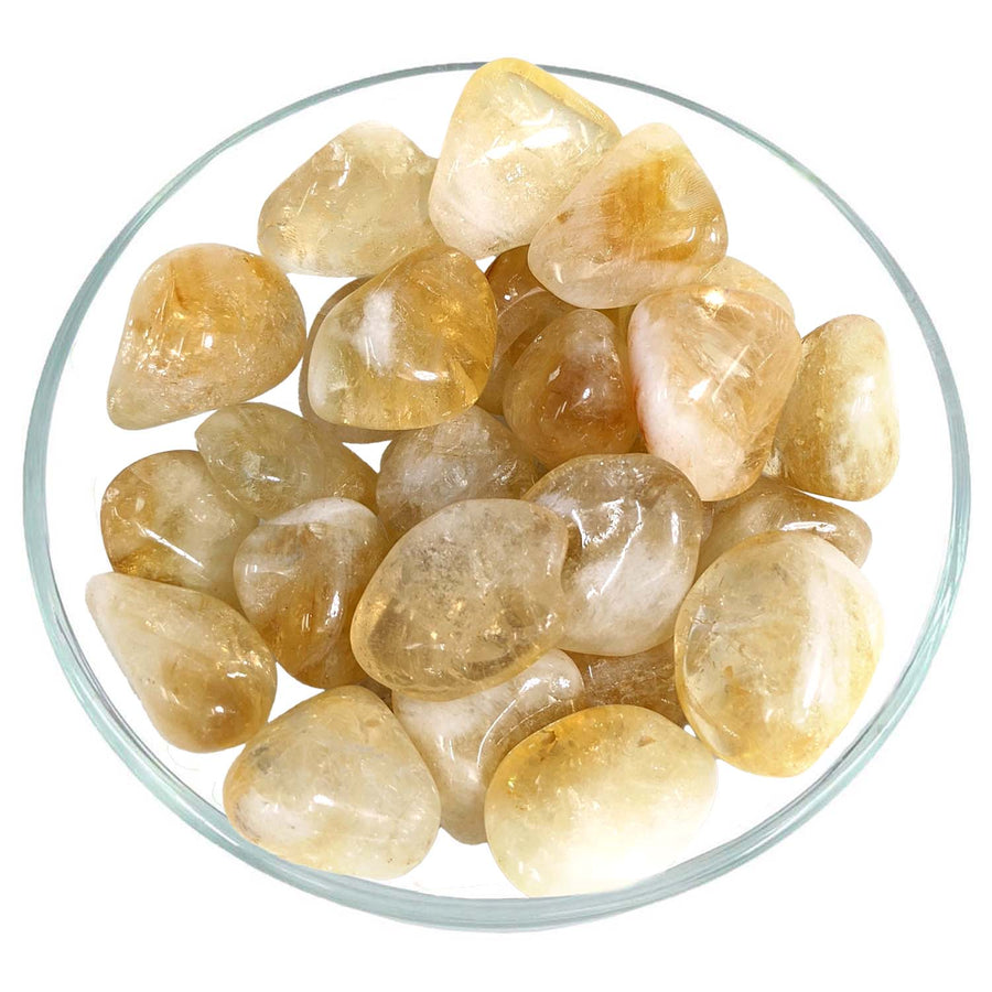Citrine Quartz Tumbled Pebble (18-33gm) #SK6770 - $4.95