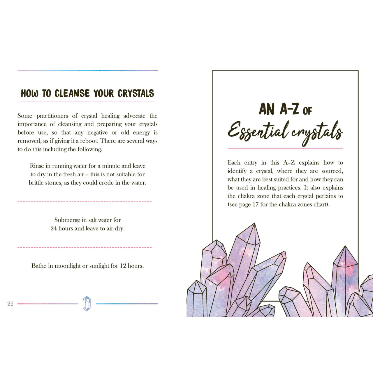 Little Book of Crystals (Hardcover Gift) #Q398 - $12.95