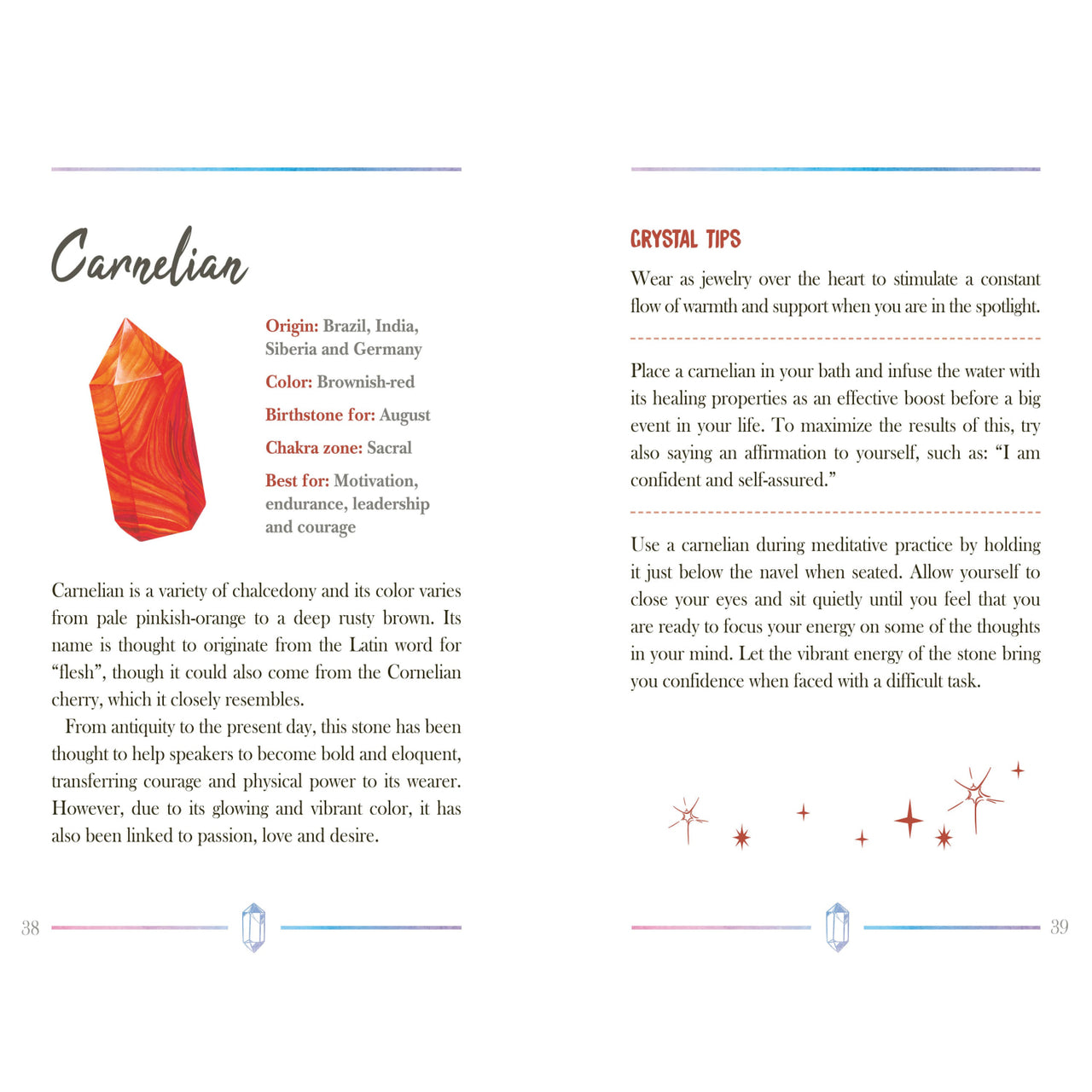 Little Book of Crystals (Hardcover Gift) #Q398 - $12.95