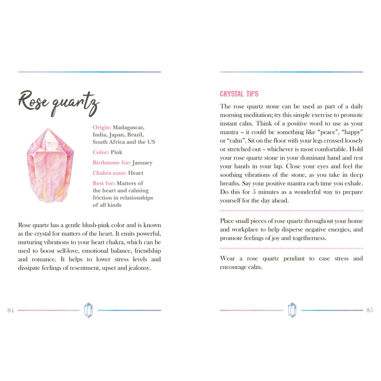 Little Book of Crystals (Hardcover Gift) #Q398 - $12.95