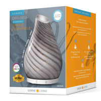 Thumbnail for Lizarra Hand Blown Silver Glass Vase Diffuser #5061 - $49