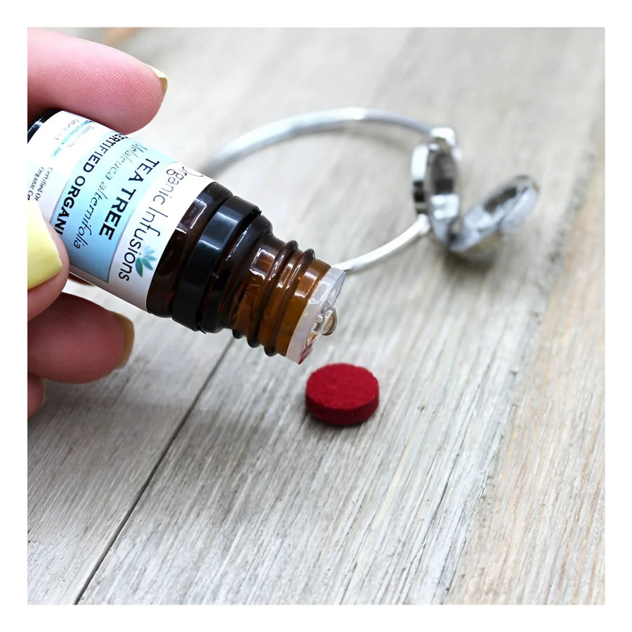 Lotus Aromatherapy Essential Oil Necklace Jewelry #LV9145