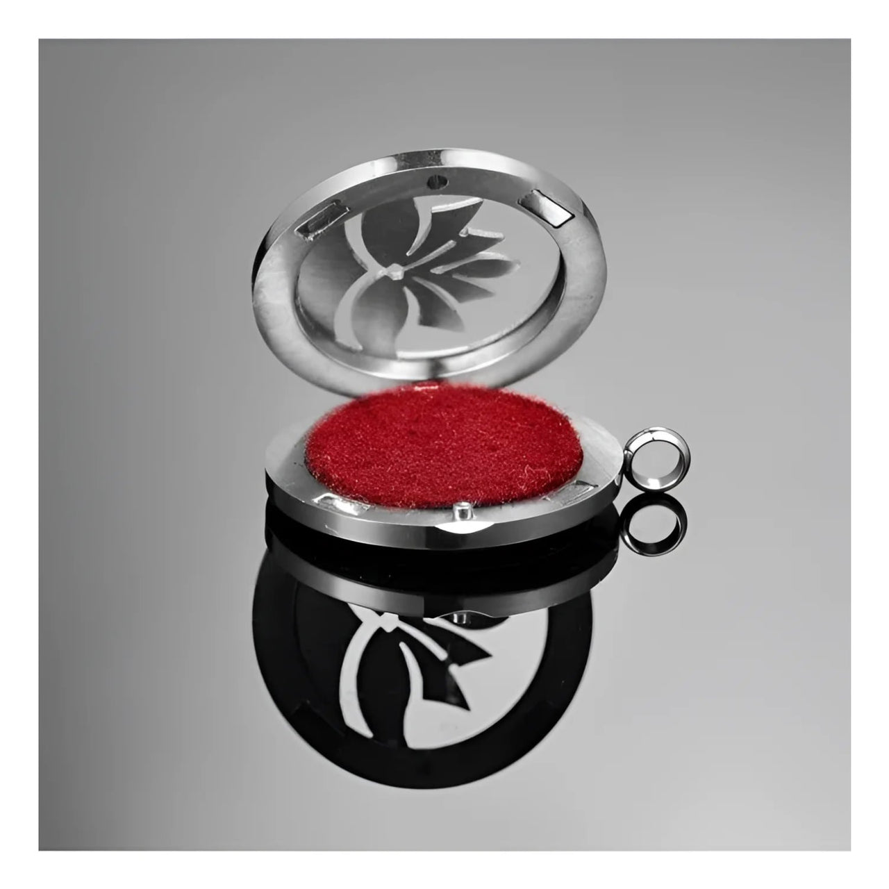 Lotus Aromatherapy Essential Oil Necklace Jewelry #LV9145