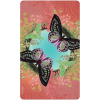 Two black and purple butterflies decorate the Love Who You Are Oracle Deck #LV4403