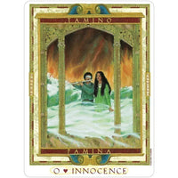 Thumbnail for Decorative tarot card from Lover’s Path Tarot showing figures in swirling water