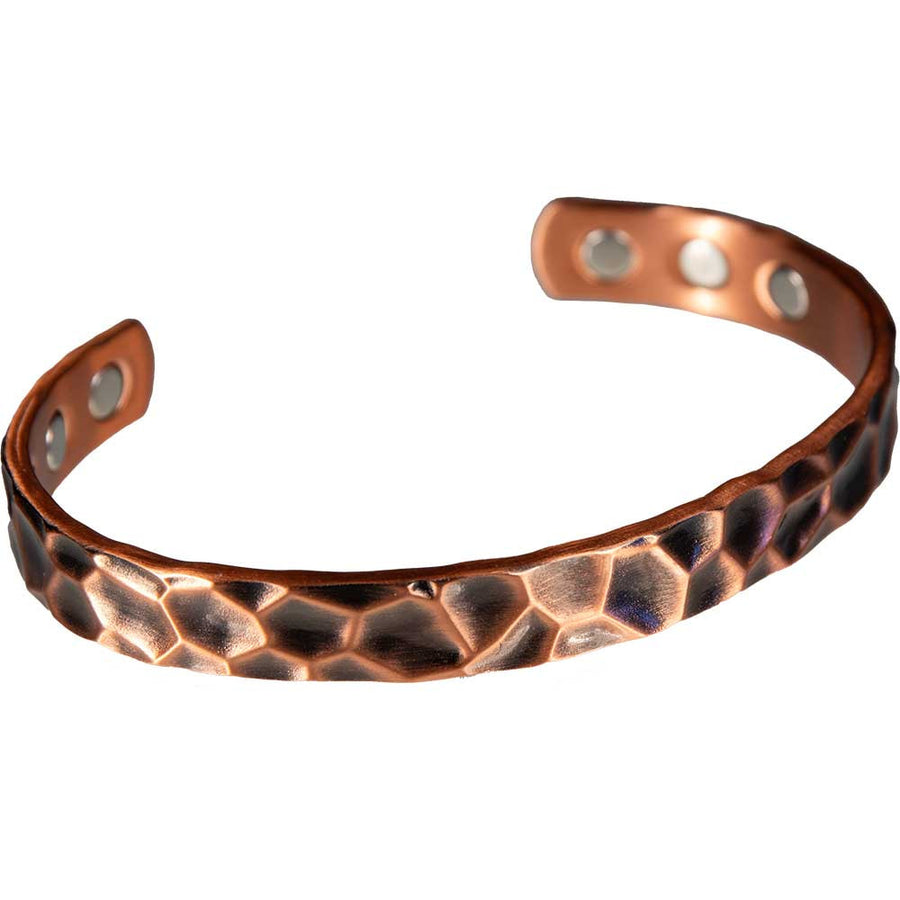 Magnetic Hammered Copper Bracelet Antique Copper #LV9160 $32