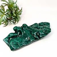 Polished green Malachite specimen from Malachite 7.3 inch Polished Specimen LV8119