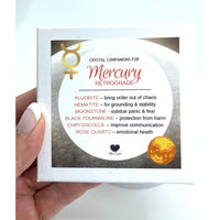 Thumbnail for Mercury Retrograde 7 Crystal Companion Set w Gift Box 