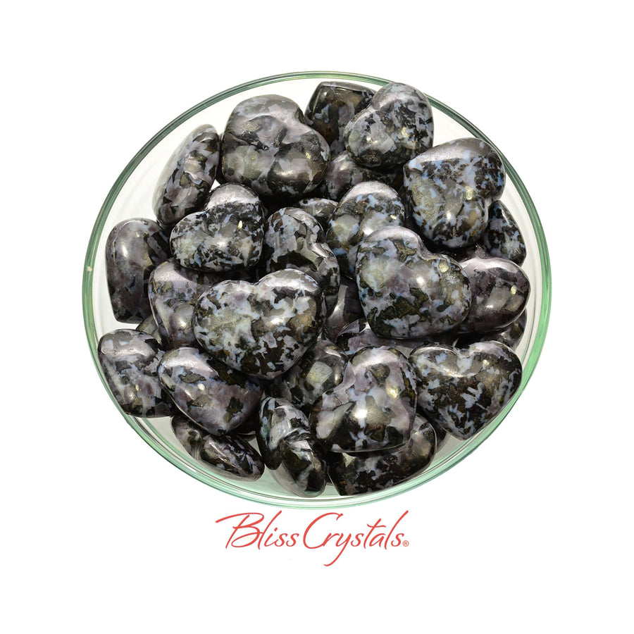 1 MERLINITE Mystic Mini Heart + Bag,Pocket Size aka 