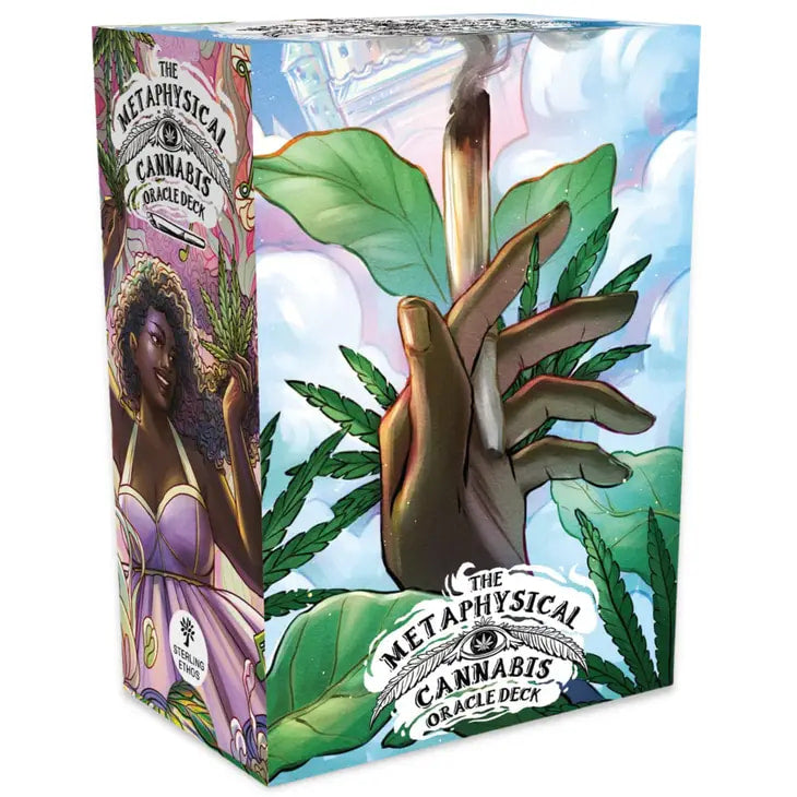 The Metaphysical Cannabis Oracle Deck #Q167 showcasing the mystical cannabis oracle cards