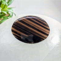 Midnight Lace Obsidian 2.1’’ Palm Stone #LV9266 - $21