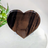 Midnight Lace Obsidian 2.7’’ Heart #LV9274 - $42