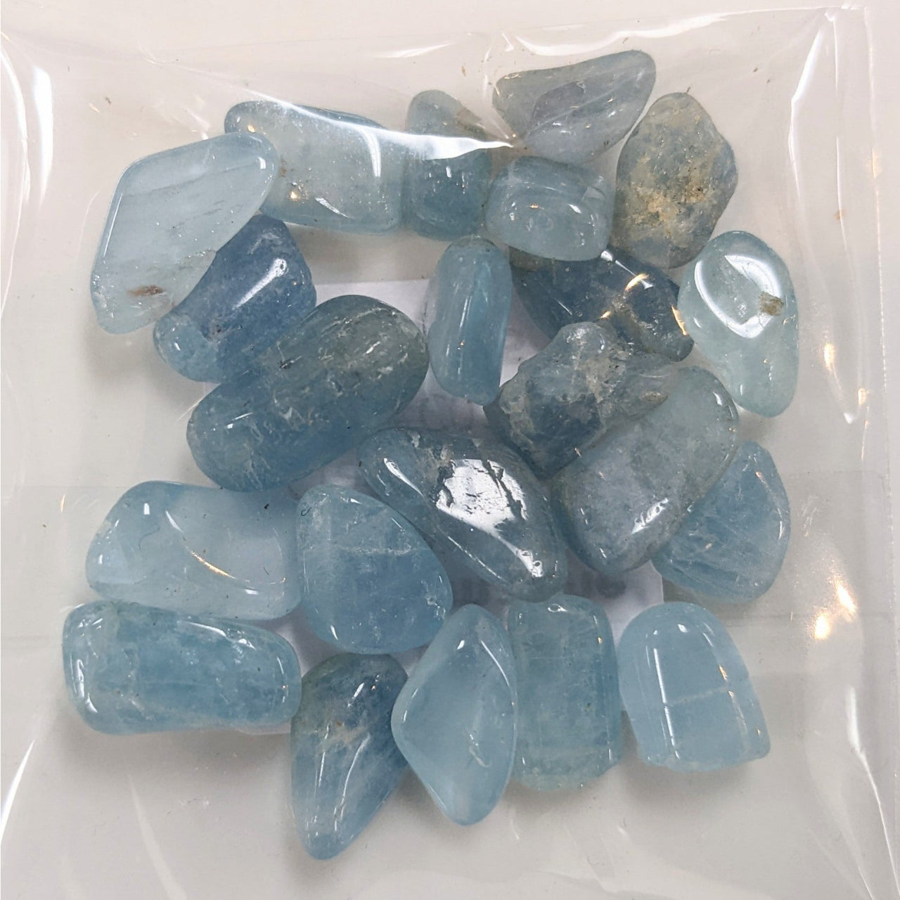 Mini Crafting Stones #C031 - Aquamarine 10gm - $8.95