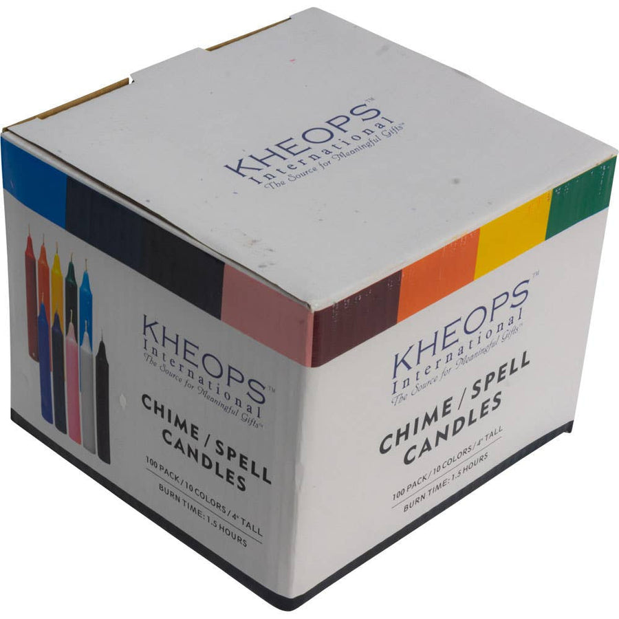 Box of Chime and Spell Candles from Mini Ritual Candles Assortment in your chosen color
