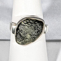 Moldavite Ring (Size: 6.2) #J808 - $190