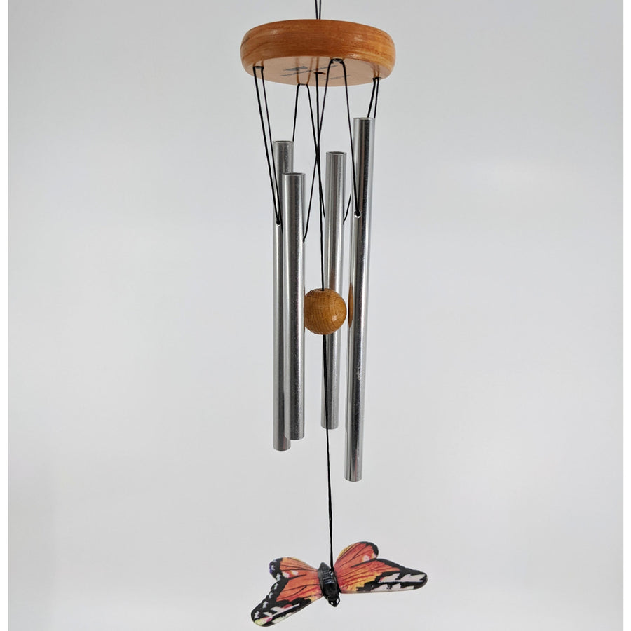 Monarch Butterfly Chime Woodstock HSBU with wooden elements and charm