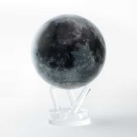 Thumbnail for The MOON Rotating Mova Globe 4.5’ with Acrylic Base – Black and White Sphere of Earth’s Moon