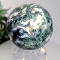 Moss Agate 2.6’’ Sphere #LV9252 - $98