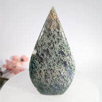 Moss Agate 4.2’’ Freeform Flame #LV9629 $55