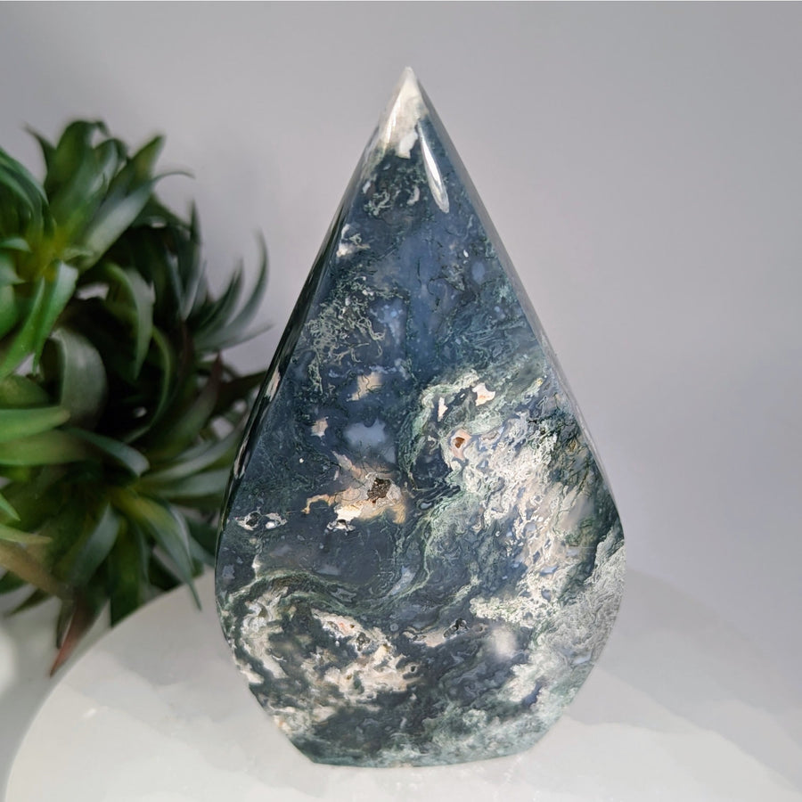 Moss Agate 4.4’’ Freeform Flame #LV9628 $59