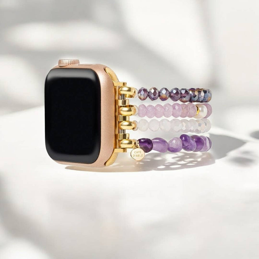Mystic Amethyst Apple Watch Strap #LV9181 - Large - $54