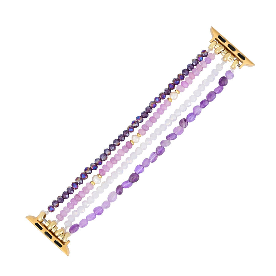 Mystic Amethyst Apple Watch Strap #LV9181 - Large - $54