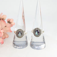 Mystic Topaz Faceted Ring #LV9758