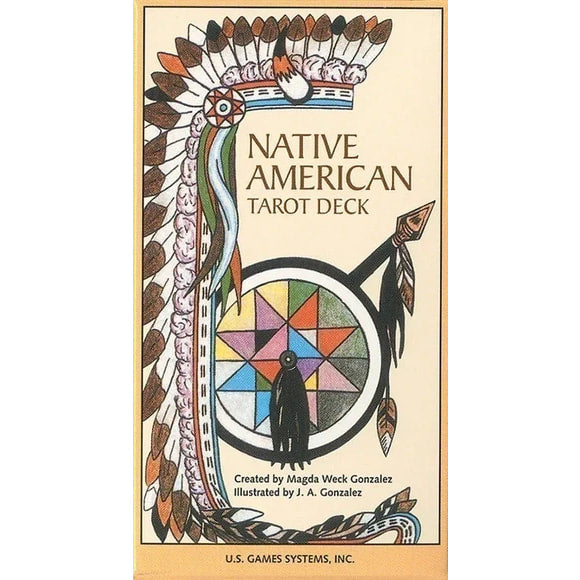 Native American Tarot Deck #Q368 featuring intricate native art of the north