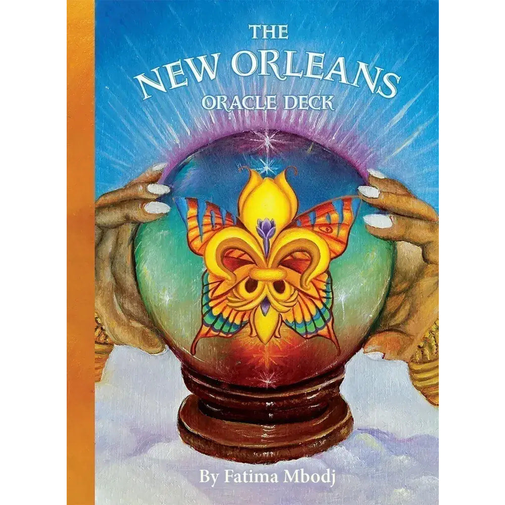 New Orleans Oracle Deck LV9581 with glowing fleur-de-lis crystal ball