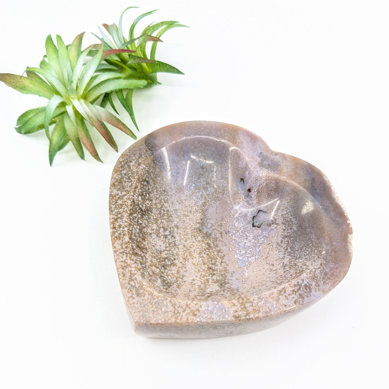 Ocean Jasper 4.7’’ Heart Bowl #LV6825 - $75