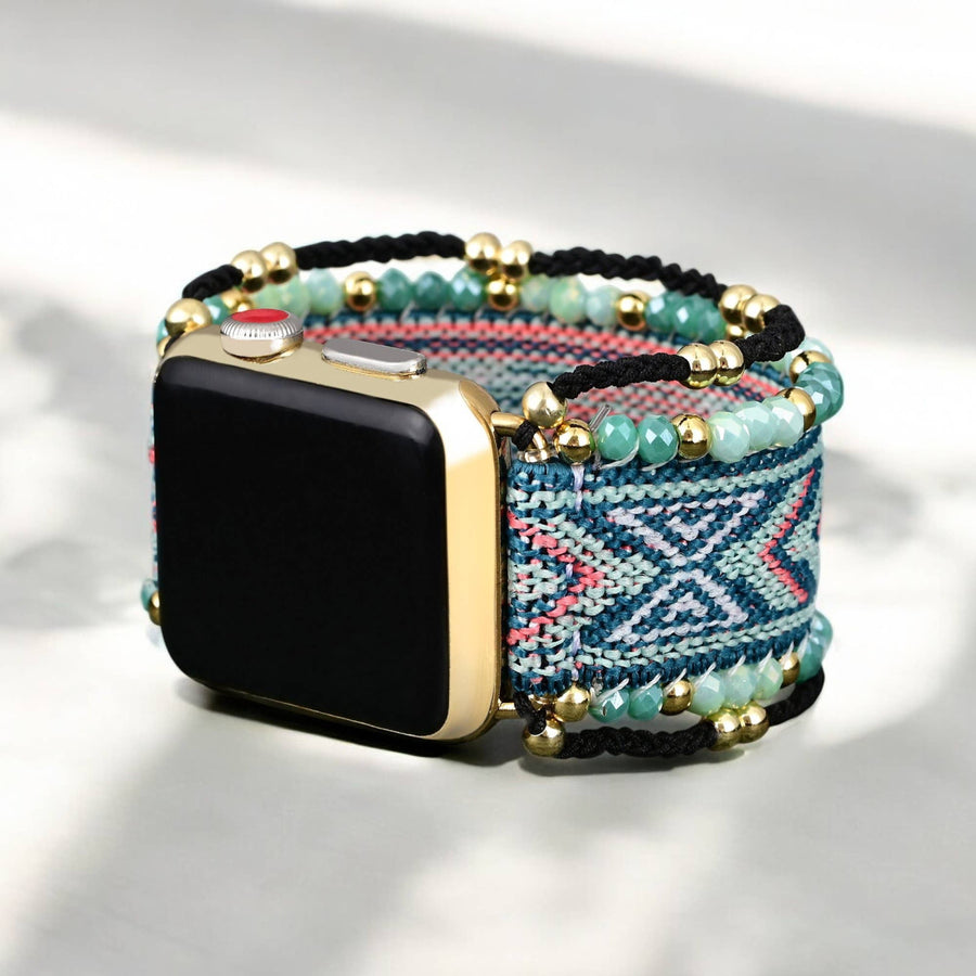 Oceanic Cobalt Stretch Apple Watch Strap #BC0531