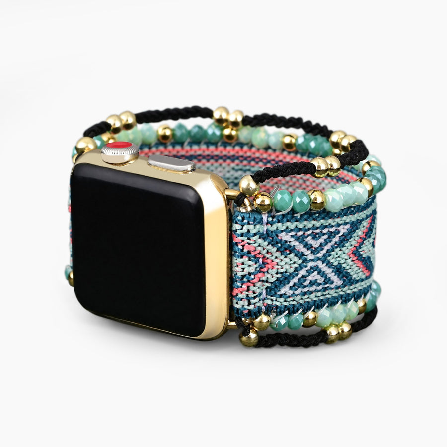 Oceanic Cobalt Stretch Apple Watch Strap #BC0531