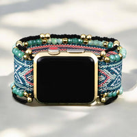 Oceanic Cobalt Stretch Apple Watch Strap #BC0531