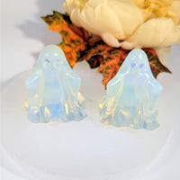 Opalite 2-inch ghost carving figurine BC0016