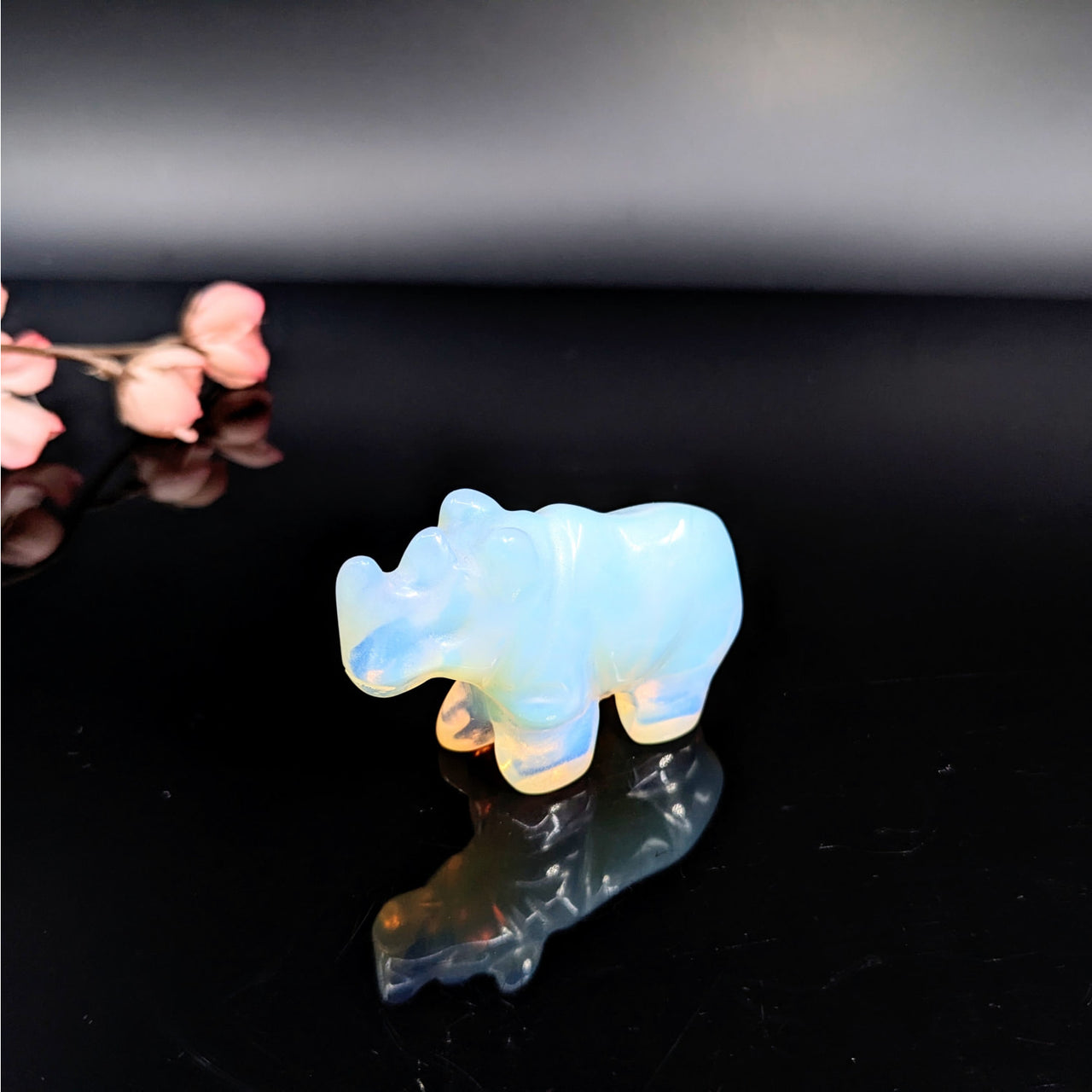 Opalite 2’’ Rhino #LV6629 - $15