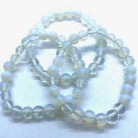 Thumbnail for Translucent opalescent beaded Opalite Bracelet #J406 showcasing item tier benefits