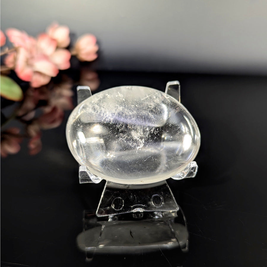 Optical Calcite 2’’ Palm Stone #LV8904 - $38