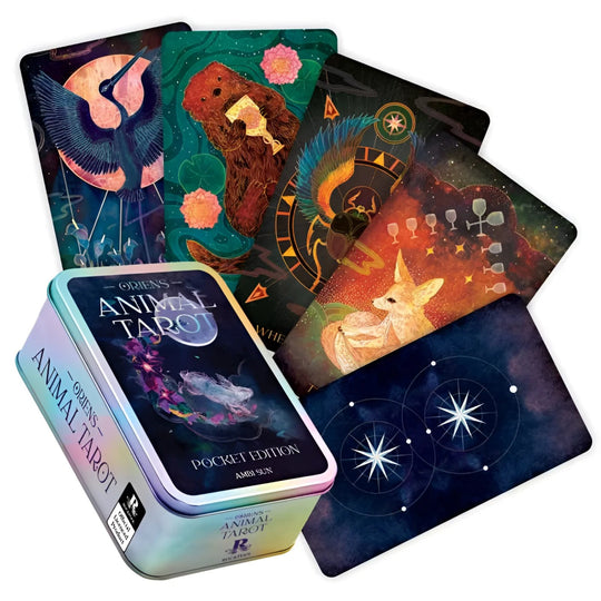 アイドル ORiENS ANIMAL TAROT Oriens Animal Tarot Pocket Edition Tin Box – Bliss Crystals