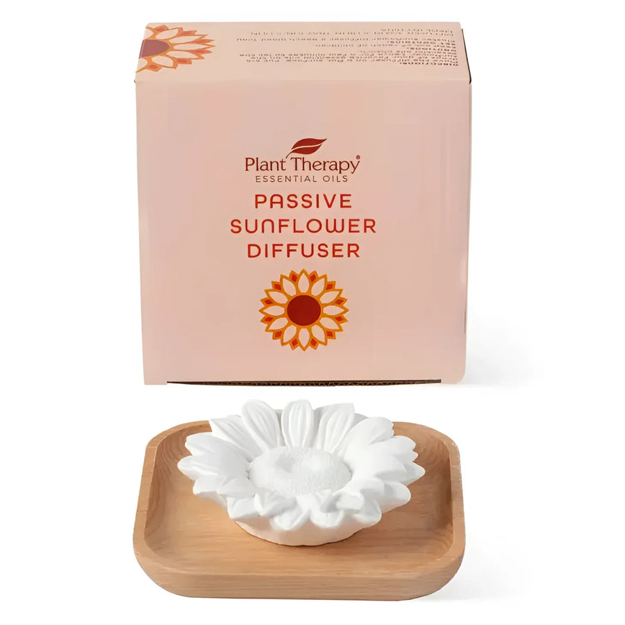 Premium Passive Sunflower Diffuser LV3562: box of soap with flower for aromatic ambiance