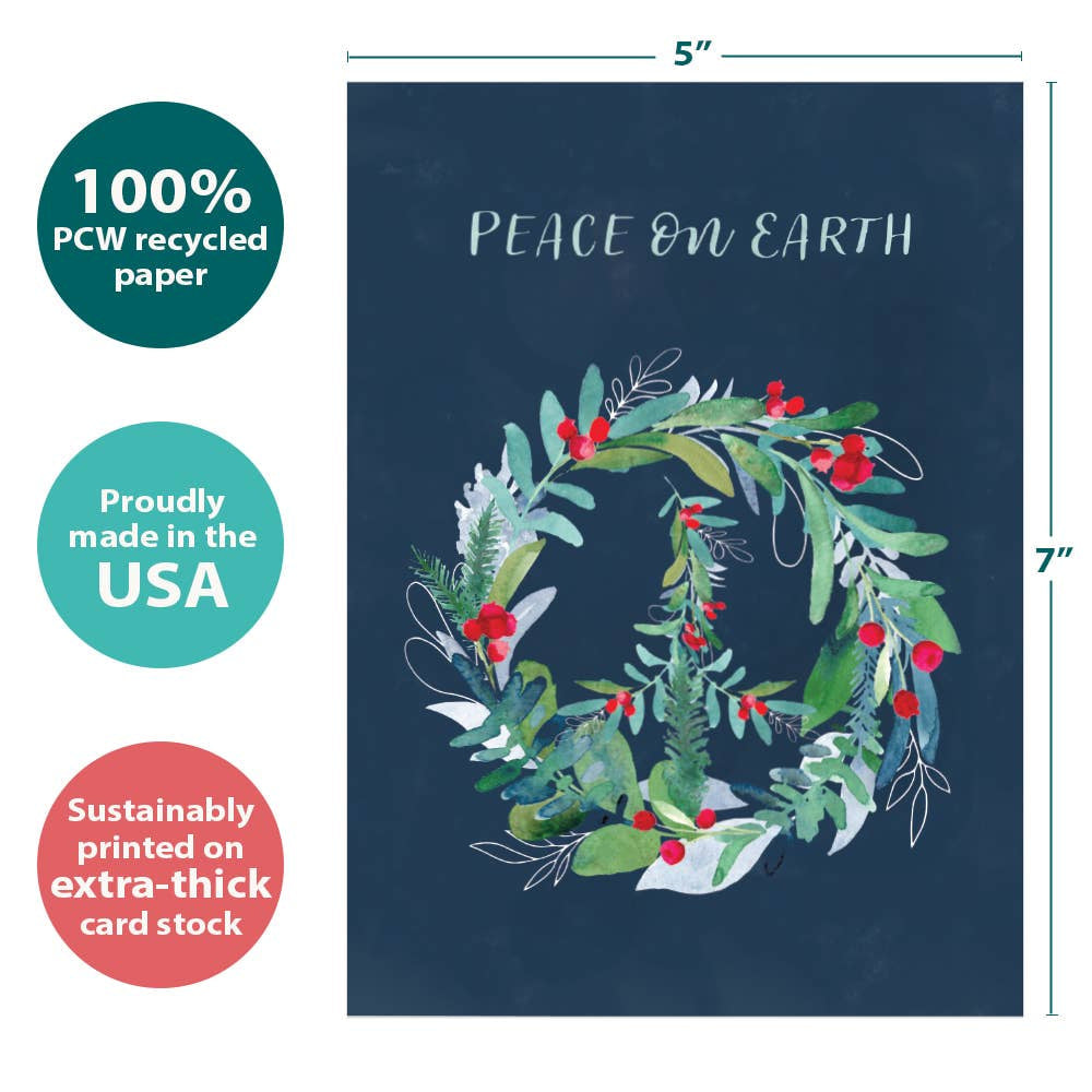 Peace On Earth Wreath Holiday #20278 - $4.50