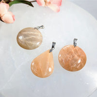 Peach Moonstone 1’’ - 1.4’’ Mini Pendant #LV9709