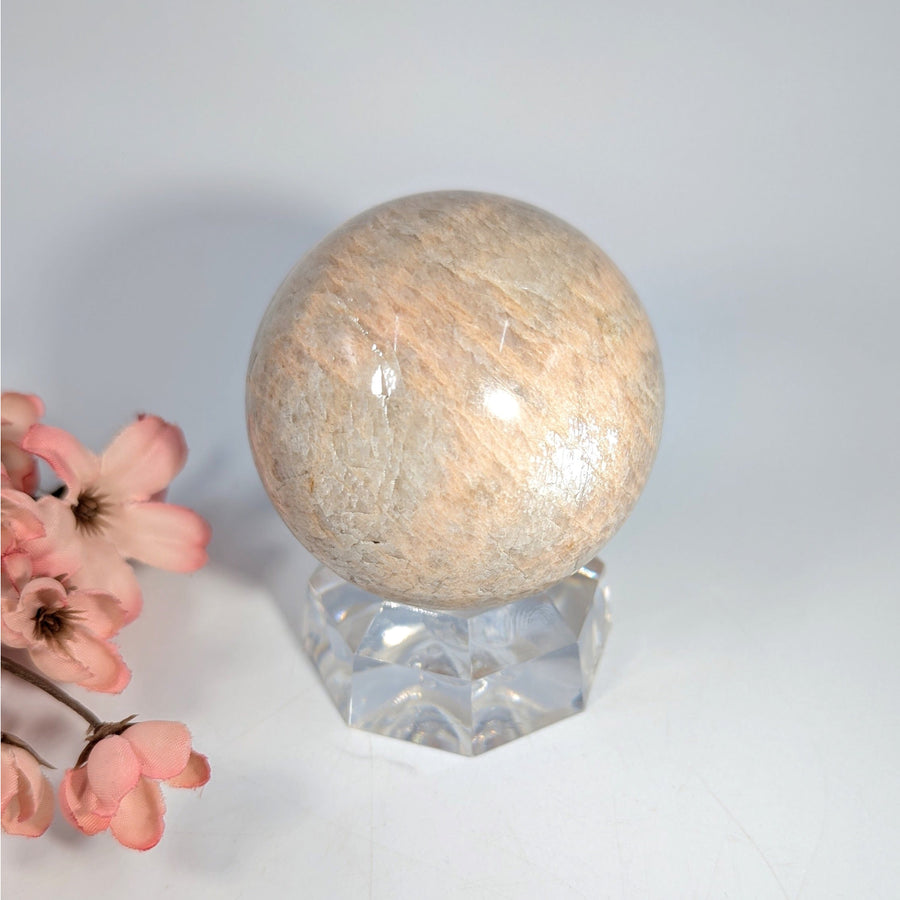 Peach Moonstone 2.5’’ Sphere #LV9749 - $58
