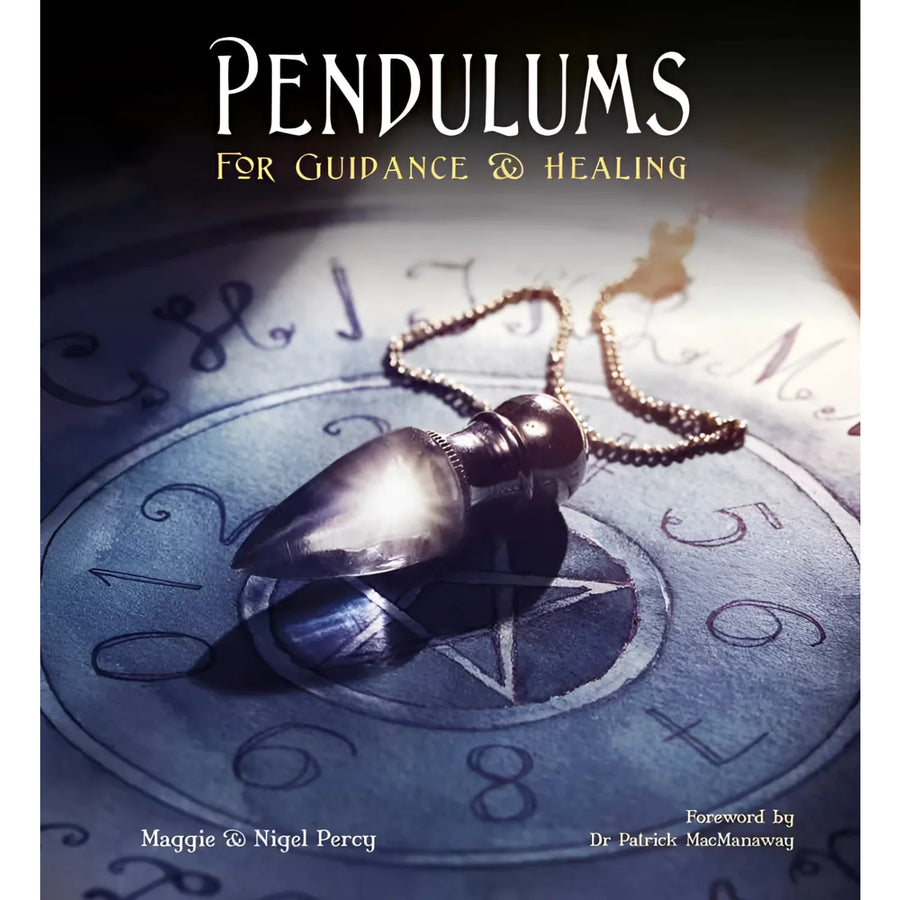 Silver pendulum with chain from Pendulums for Guidance and Healing by Maggie and Nigel Percy